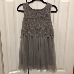 Gray dress